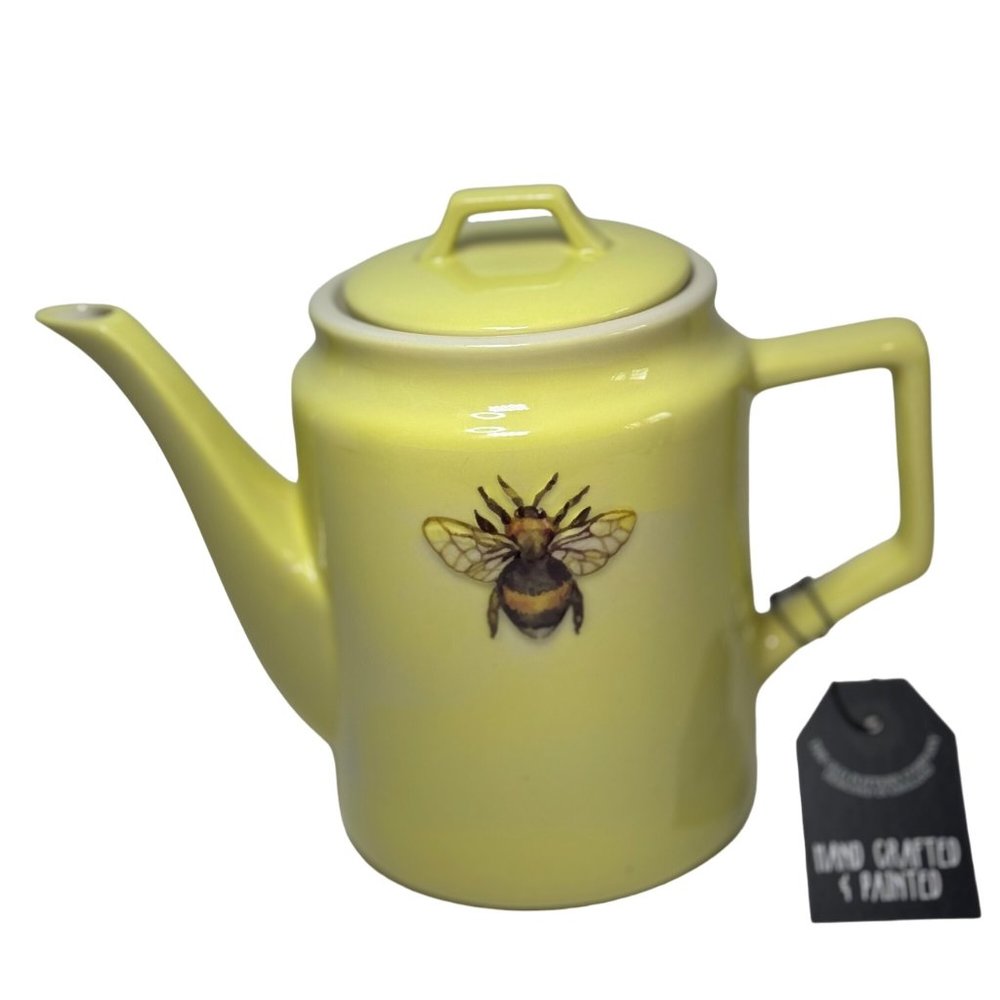 Old Pottery Co Honeybee Teapot Designed England